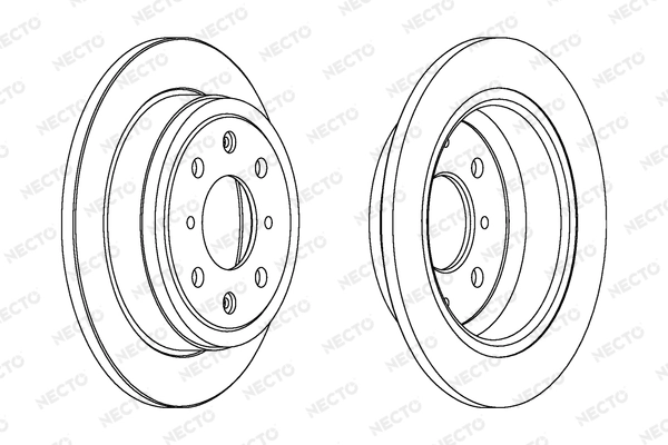 NECTO féktárcsa - WN613 - TothCarparts