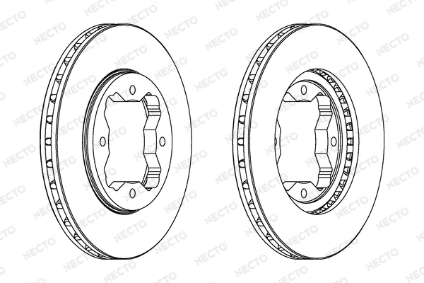 NECTO féktárcsa - WN692 - TothCarparts