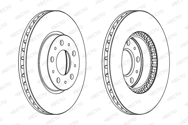 NECTO féktárcsa - WN702 - TothCarparts