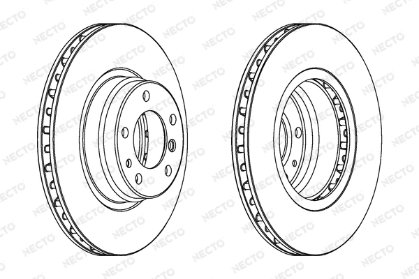 NECTO féktárcsa - WN753 - TothCarparts