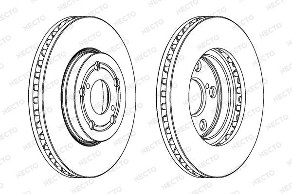 NECTO féktárcsa - WN755 - TothCarparts