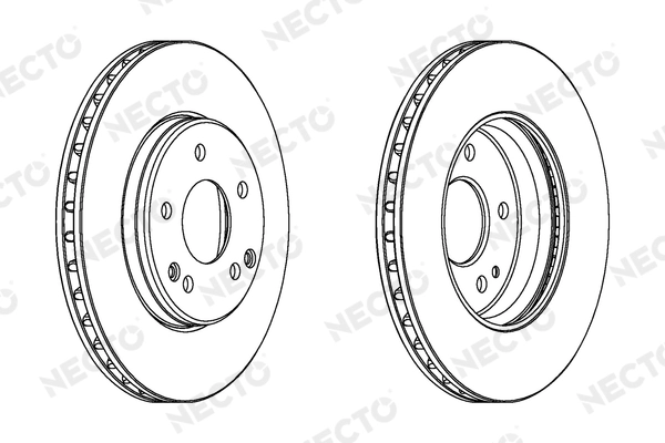 NECTO féktárcsa - WN817 - TothCarparts