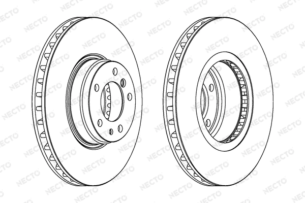 NECTO féktárcsa - WN832 - TothCarparts