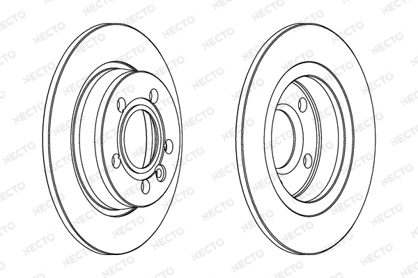 NECTO féktárcsa - WN847 - TothCarparts