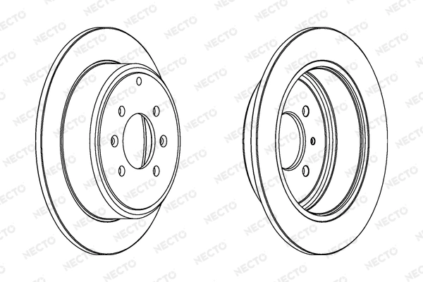 NECTO féktárcsa - WN869 - TothCarparts
