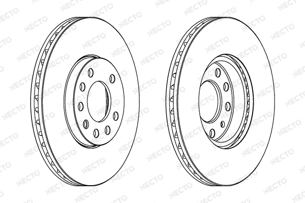 NECTO féktárcsa - WN906 - TothCarparts