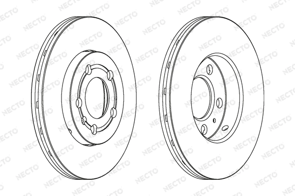 NECTO féktárcsa - WN915 - TothCarparts