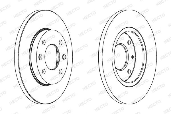 NECTO féktárcsa - WN919 - TothCarparts