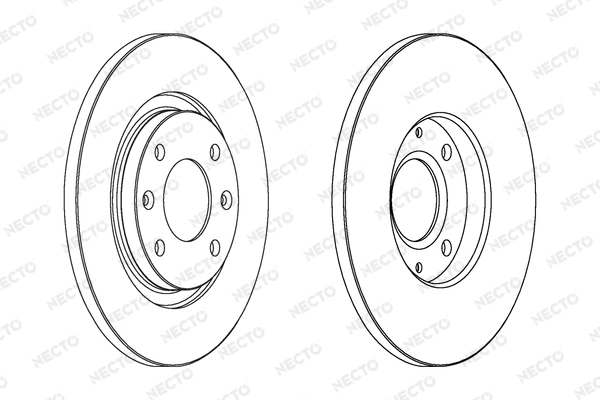 NECTO féktárcsa - WN920 - TothCarparts