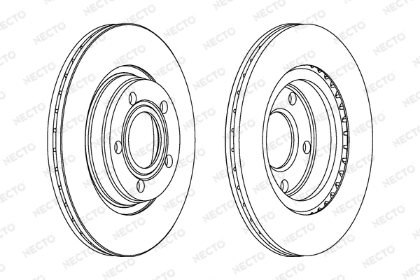 NECTO féktárcsa - WN923 - TothCarparts
