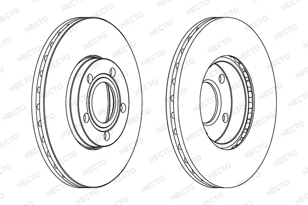 NECTO féktárcsa - WN934 - TothCarparts