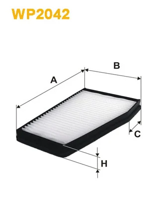 WIX FILTERS szűrő, utastér levegő - WP2042 - TothCarparts