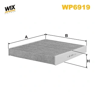 WIX FILTERS szűrő, utastér levegő - WP6919 - TothCarparts