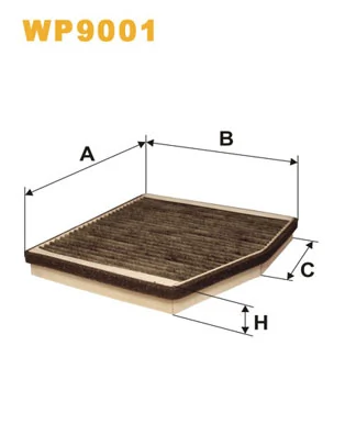 WIX FILTERS szűrő, utastér levegő - WP9001 - TothCarparts