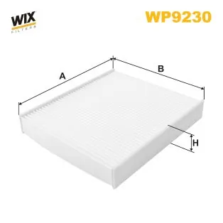 WIX FILTERS szűrő, utastér levegő - WP9230 - TothCarparts