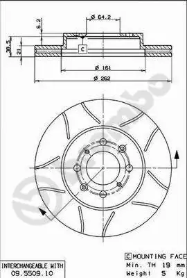 AP féktárcsa - X 24335 - TothCarparts