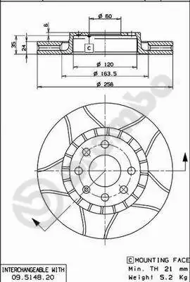 AP féktárcsa - X 24695 - TothCarparts