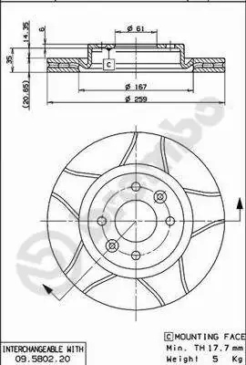 AP féktárcsa - X 24768 - TothCarparts