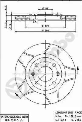 AP féktárcsa - X 24914 - TothCarparts