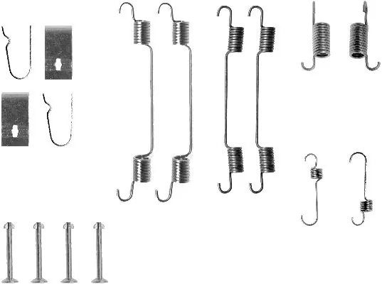 PAGID tartozékkészlet, fékpofa - X0075 - TothCarparts
