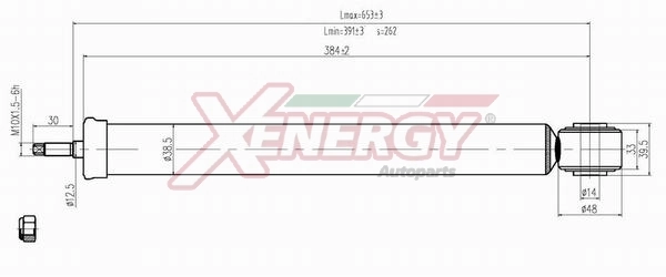 AP XENERGY lengéscsillapító - X032348 - TothCarparts