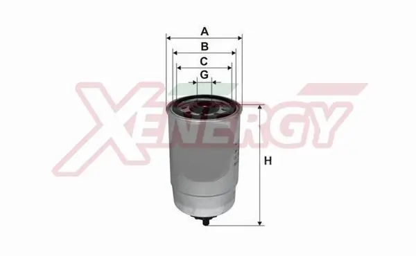 AP XENERGY Üzemanyagszűrő - X1510408 - TothCarparts