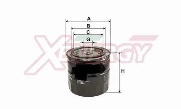 AP XENERGY olajszűrő - X153104 - TothCarparts