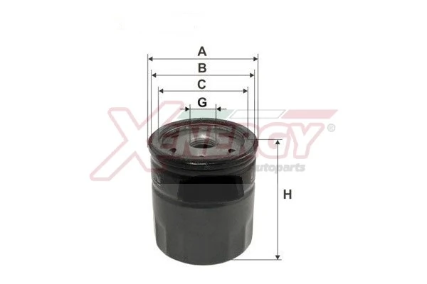 AP XENERGY olajszűrő - X153165 - TothCarparts
