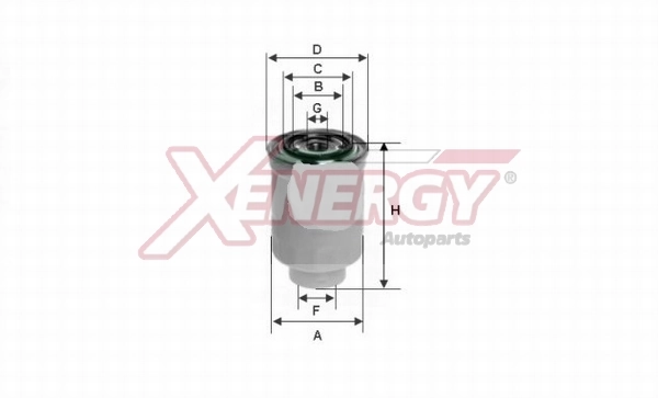 AP XENERGY Üzemanyagszűrő - X1537400 - TothCarparts