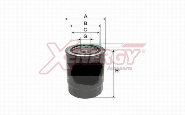AP XENERGY olajszűrő - X1596191 - TothCarparts