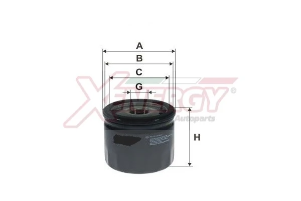 AP XENERGY olajszűrő - X1596434 - TothCarparts