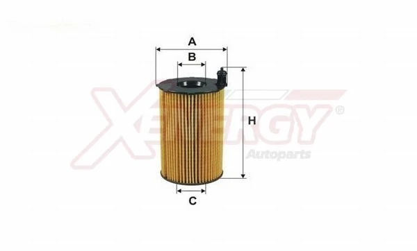 AP XENERGY olajszűrő - X1596507 - TothCarparts