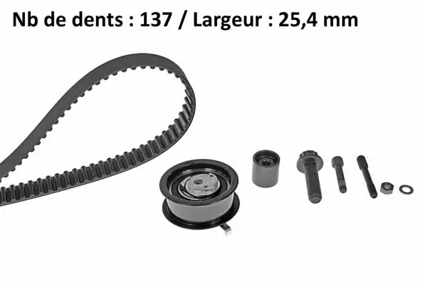 MGA Fogasszíjkészlet - X240H4 - TothCarparts