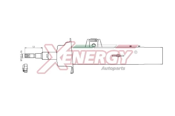 AP XENERGY lengéscsillapító - X269339 - TothCarparts