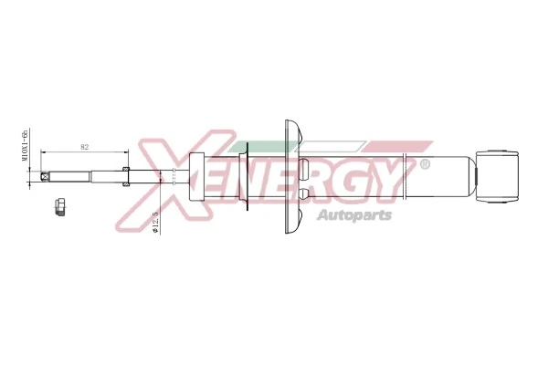 AP XENERGY lengéscsillapító - X274343 - TothCarparts