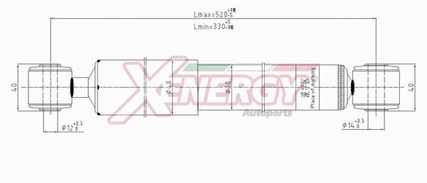 AP XENERGY lengéscsillapító - X319343 - TothCarparts