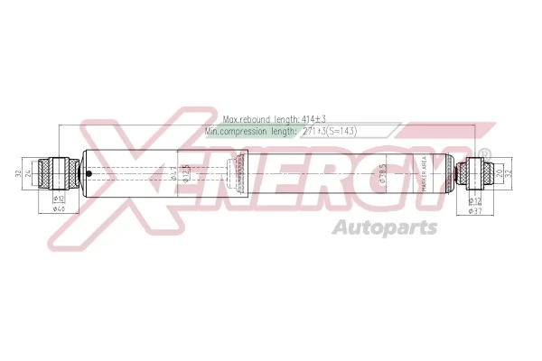 AP XENERGY lengéscsillapító - X331343 - TothCarparts