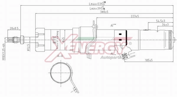 AP XENERGY lengéscsillapító - X351341 - TothCarparts