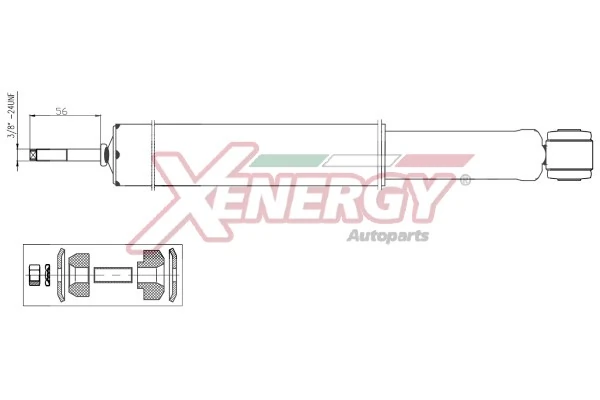 AP XENERGY lengéscsillapító - X351343 - TothCarparts