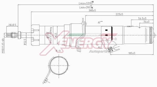 AP XENERGY lengéscsillapító - X352341 - TothCarparts
