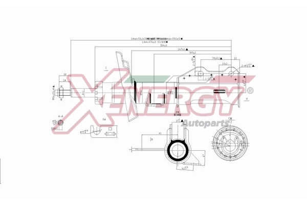 AP XENERGY lengéscsillapító - X372339 - TothCarparts