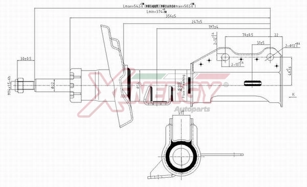 AP XENERGY lengéscsillapító - X373339 - TothCarparts