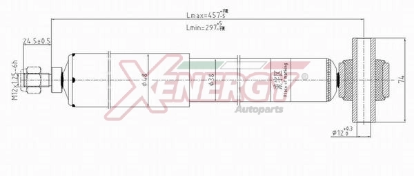 AP XENERGY lengéscsillapító - X385553 - TothCarparts