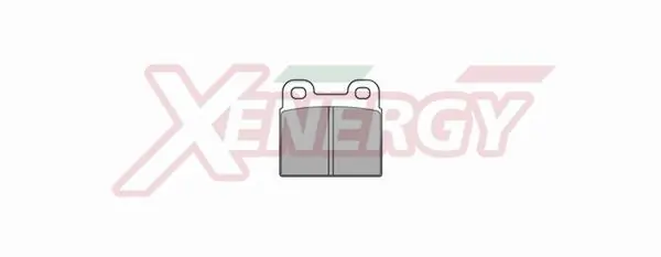 AP XENERGY fékbetétkészlet, tárcsafék - X40004 - TothCarparts