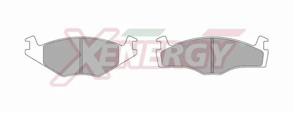 AP XENERGY fékbetétkészlet, tárcsafék - X40167 - TothCarparts