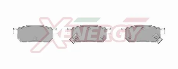 AP XENERGY fékbetétkészlet, tárcsafék - X40344 - TothCarparts