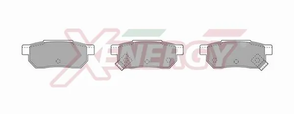 AP XENERGY fékbetétkészlet, tárcsafék - X40345 - TothCarparts