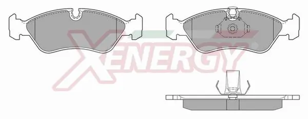 AP XENERGY fékbetétkészlet, tárcsafék - X40384 - TothCarparts