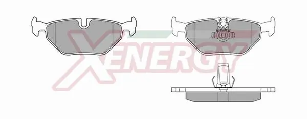AP XENERGY fékbetétkészlet, tárcsafék - X40388 - TothCarparts
