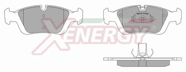 AP XENERGY fékbetétkészlet, tárcsafék - X40394 - TothCarparts